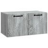 vidaXL Wandmontierter TV-Schrank Graues Sonoma 59,5 x 31 x 30 cm