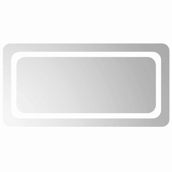 vidaXL LED-Badspiegel 80x40 cm