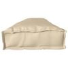 vidaXL Pallet Kissen Set 2 pcs Beige 200 x 40 x 8 cm Oxford Stoff