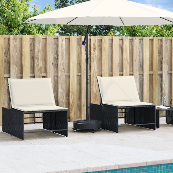 vidaXL Sonnenschirmst&auml;nder mit Rollen f&uuml;r &Oslash;38/48 mm Mast 27 kg Rund