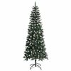 vidaXL K&uuml;nstlicher Weihnachtsbaum mit 300 LEDs mit St&auml;nder Gr&uuml;n 240 cm