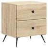 vidaXL Nachttisch Sonoma-Eiche 43 x 34,5 x 47,5 cm Holzwerkstoff