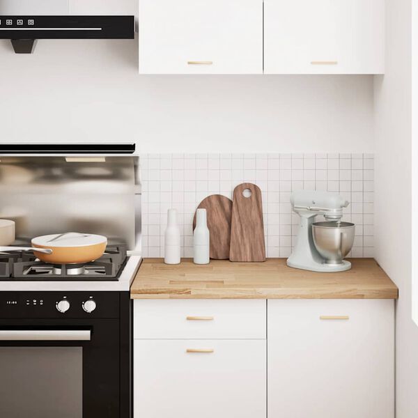 vidaXL K&uuml;chenarbeitsplatte 100x63,5x4 cm Massivholz Eiche Rechteckig