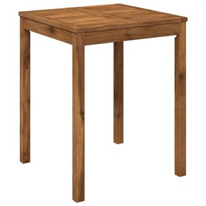 vidaXL Gartentisch Natur 60 x 60,5 x 75 cm Massivholz Akazie