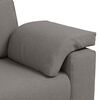 vidaXL Sofa 3 pcs Taupe 219 x 80 x 82 cm Leinenmischgewebe