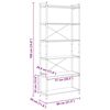 vidaXL B&uuml;cherregal Sonoma-Eiche 40 x 30 x 85 cm Holzwerkstoff