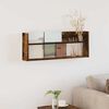 vidaXL Magazinregal Ger&auml;ucherte Eiche 80 x 12 x 30 cm Holzwerkstoff