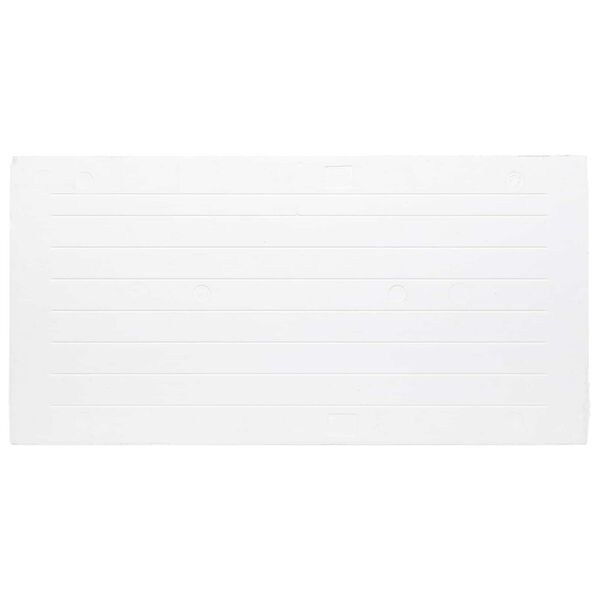 vidaXL Wandpaneele 10 pcs Hellbraun und Wei&szlig; 100 x 50 cm EPS-Schaum