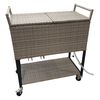AXI K&uuml;hlwagen Country Rattan-Optik 76 L Braun