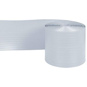 vidaXL Zaun Sichtschutzband Hellgrau