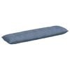 vidaXL R&uuml;cken Kissen Blau 180 x 50 cm Cordstoff
