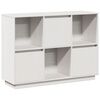 vidaXL Sideboard Wei&szlig; 110,5x35x80 cm Massivholz Kiefer