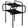 vidaXL Couchtisch Schwarze Eiche 40 x 40 x 51 cm Holzwerkstoff