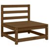 vidaXL 2tlg. Garten-Lounge-Set mit Kissen Honigbraun Massivholz Kiefer