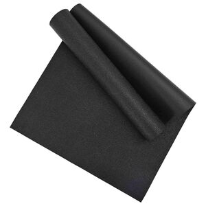 vidaXL Sport-Schutzmatte Schwarz 120 x 60 x 0,6 cm Hochdichtes PVC
