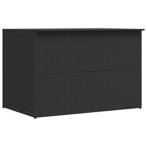 vidaXL Garden-Auflagenbox Schwarz 150x100x100 cm Poly Rattan