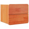 vidaXL Nachttisch Wachsbraun 39 x 34 x 33 cm Massivholz Kiefer