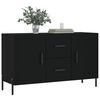vidaXL Sideboard Schwarz 100x36x60 cm Holzwerkstoff
