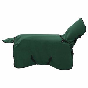 vidaXL Pferdedecke Dunkelgr&uuml;n 75 cm Polyester