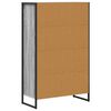 vidaXL B&uuml;cherregal Graues Sonoma 68 x 30 x 108.5 cm Holzwerkstoff