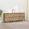 vidaXL Sideboards 3 pcs Artisan-Eiche 60 x 35 x 70 cm Holzwerkstoff