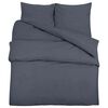 vidaXL Bettw&auml;sche-Set Anthrazit 200x220 cm Leichte Mikrofaser
