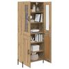 vidaXL Highboard Artisan-Eiche 69,5 x 34 x 180 cm Holzwerkstoff