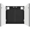 vidaXL Dartboard Schrank Schwarz 56 x 12 x 63 cm Holzwerkstoff