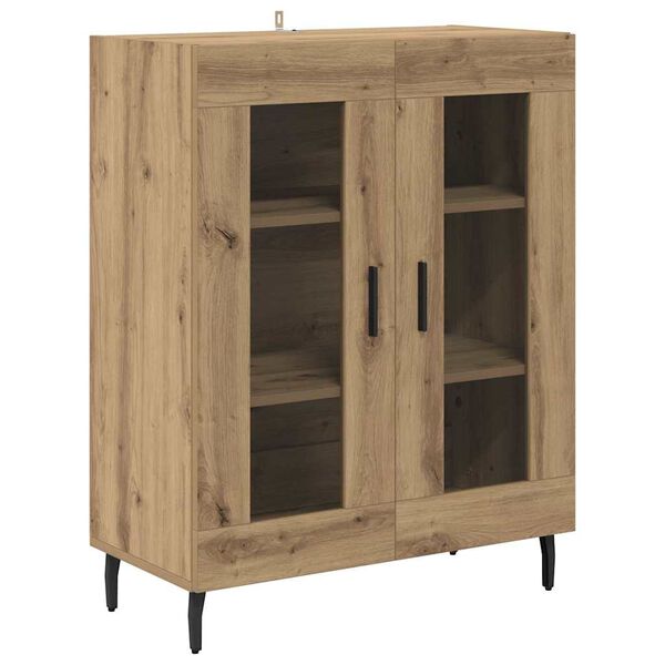 vidaXL Sideboard Artisan-Eiche 69,5 x 34 x 90 cm Holzwerkstoff