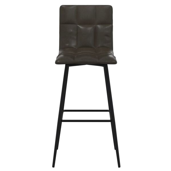 vidaXL Barhocker Grau Kunstleder