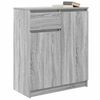 vidaXL Sideboard mit Schublade Grau Sonoma 71x35x84 cm Holzwerkstoff