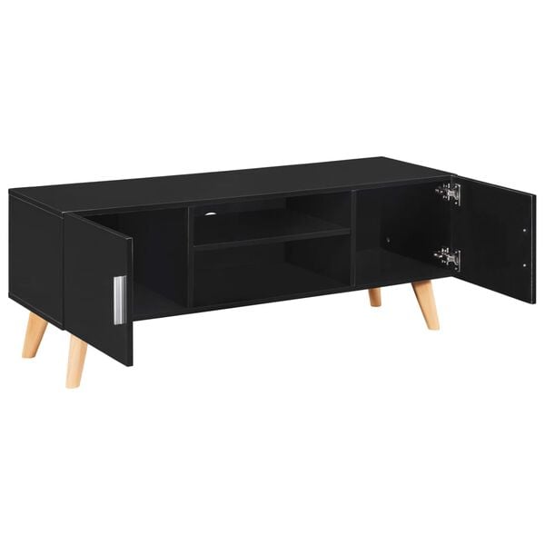 vidaXL TV-Schrank Schwarz 120&times;40&times;46 cm MDF