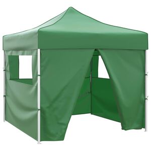 vidaXL Party-Zelt Gr&uuml;n 291 x 291 x 315 cm Oxford-Stoff