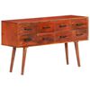 vidaXL Sideboard 110x30x59 cm Massivholz Mango