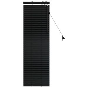 vidaXL Venezianische Jalousie Schwarz 40 x 130 cm 35 mm