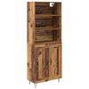 vidaXL Highboard 2 stk. Altholz 69,5 x 34 x 180 cm