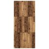 vidaXL Bettgestell mit Speicher Altholz 100 x 200 cm Holzwerkstoff