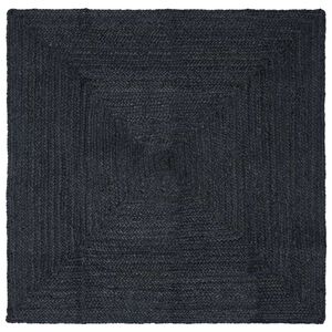 vidaXL Bereichsteppich Dunkelgrau 160 x 160 cm Jute