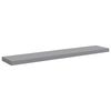 vidaXL Schwebende Wandregale 2 Stk. Grau 120x23,5x3,8 cm MDF