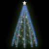 vidaXL Weihnachtsbaum-Lichternetz mit 300 LEDs Blau 300 cm