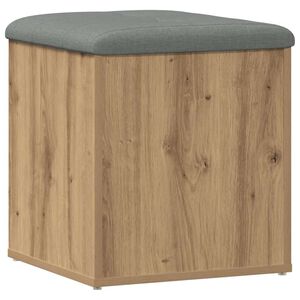 vidaXL Sitzbank mit Stauraum Artisan-Eiche 42x42x45 cm Holzwerkstoff