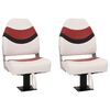 vidaXL Bootssitze mit Podest 2 Stk. 360&deg; Drehbar