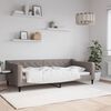vidaXL Tagesbett Taupe 100x200 cm Stoff