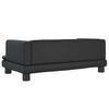 vidaXL Hundebett Schwarz 80x45x30 cm Kunstleder