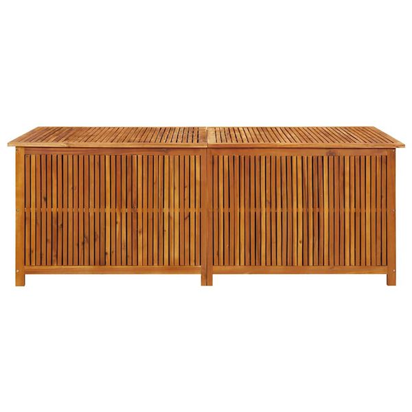 vidaXL Garten-Aufbewahrungsbox 200x80x75 cm Massivholz Akazie