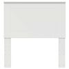 vidaXL Kopfteil Wei&szlig; Holzwerkstoff