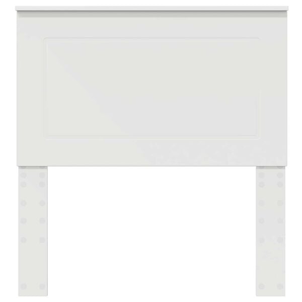vidaXL Kopfteil Wei&szlig; Holzwerkstoff