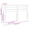 vidaXL Kopfteil Wei&szlig; 180 cm Holzwerkstoff
