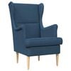 vidaXL Sessel Blau Stoff
