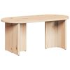 vidaXL Couchtisch Natur 80 x 39,5 x 35 cm Massivholz Kiefer